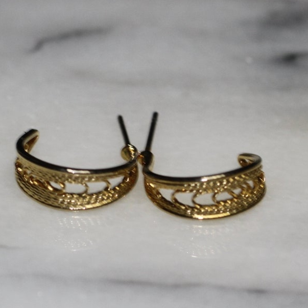 Gold Hoop Earrings